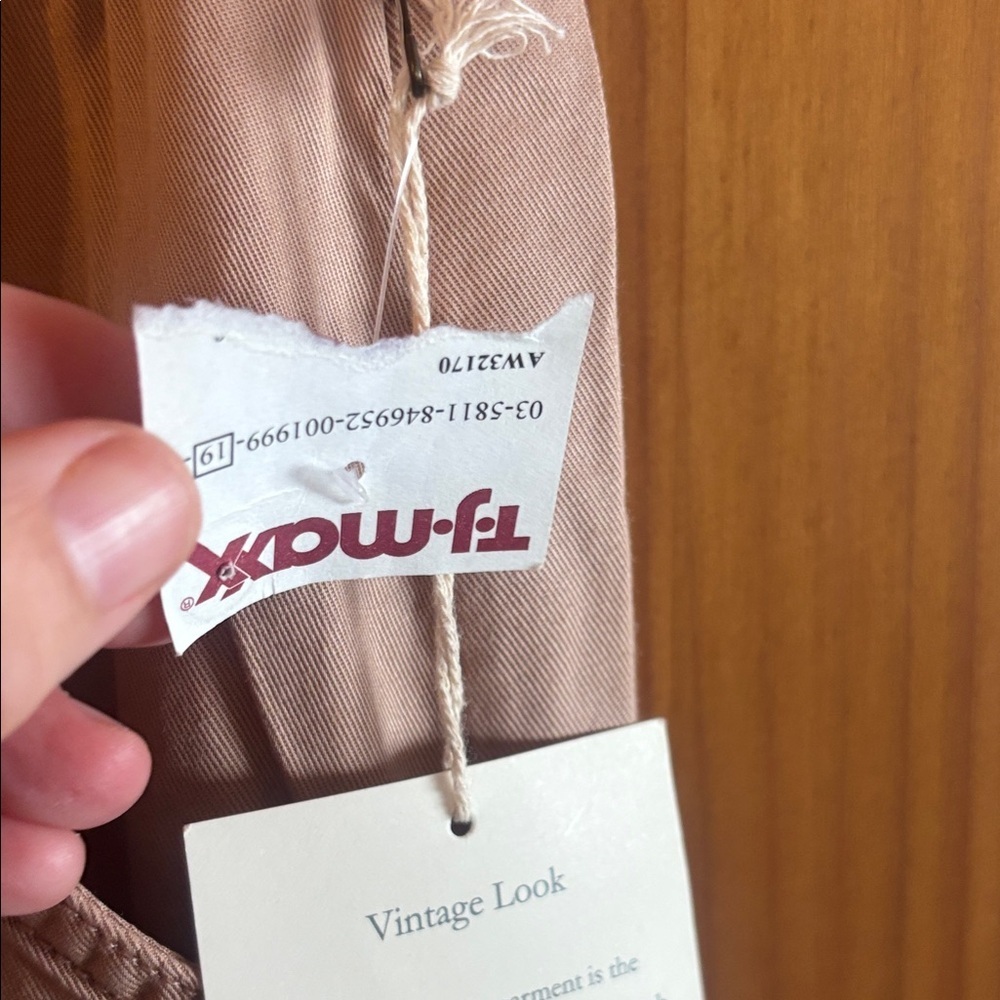 Woman’s Tan Casual Pants - Picture 6 of 7